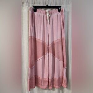 POL Wide Leg Contrast Knit Pants - NWT